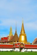 distant view of the temple of the emerald buddha