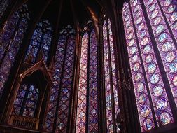 purple Stained Glass