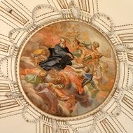 ceiling in the church of San Giuseppe in Sicily