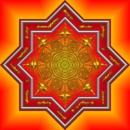 Mandala, buddhist symbol for Meditation