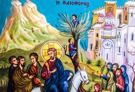 entry to Jerusalem as iconography