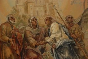Church painting in Basilica