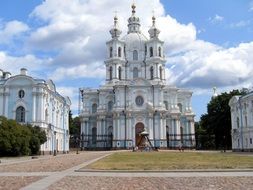 church smolny in Saint Petersburg