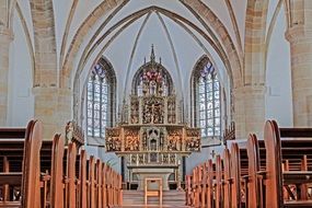 main altar in church