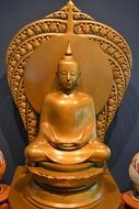 gold nice Buddha sculpture