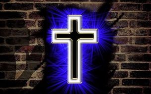cross on the wall for prayer