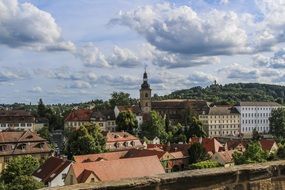 Roofs of houses in Bamberg