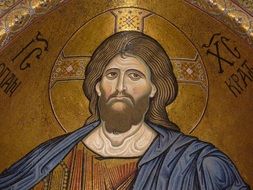 christ as an image of religious painting