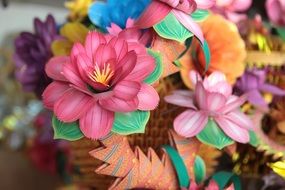 paper flowers as a tradition of taiwan