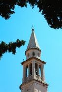 Photo of high bell tower