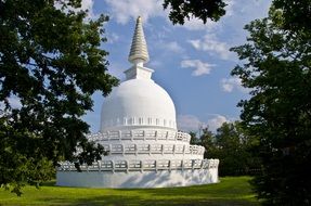 36-meter-high stupa, Buddhist shrine, Hungary, Zalasanto