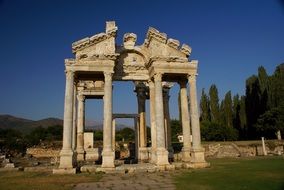 ruins of the ancient temple of Aphrodite