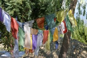 Prayer flags for Buddhism