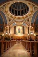 interior of the cathedral in Canada