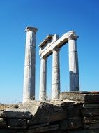 Ancient Columns in Greece