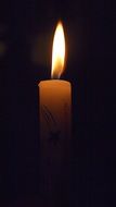 the light of a single candle