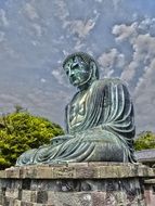 strikingly beautiful Japan Statue