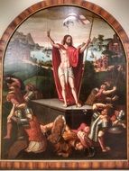 painting in a church in the city of Burgos