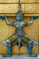 deity statue in the royal palace