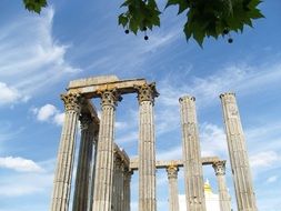 Unesco World Heritage Site roman temple complex diana