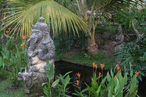 Asia, Hinduism, stone statue