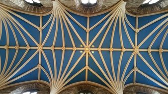 ceiling of the St Giles church in Edinburgh