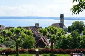 castle near lake constance