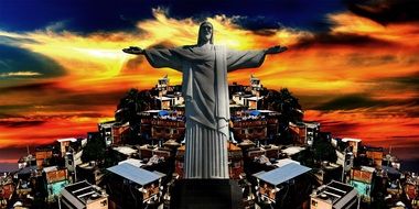 Rio De Janeiro Christ drawing