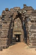 Ancient Hinduism Khmer Temple ruins, Cambodia, Kampong Cham