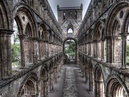 Ruins of Jedburgh Abbey church