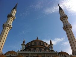 karaman mosque on a sunny day