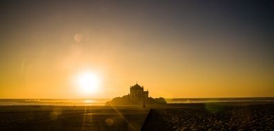 Church at the Sunset
