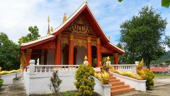 buddhist temple in Luangprabang