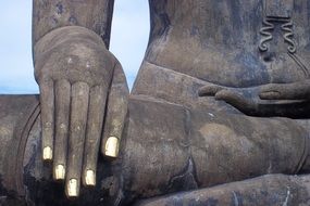 Buddha's hand statue Thailand