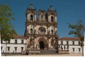 Monastery in the Alcobaca city, Portugal