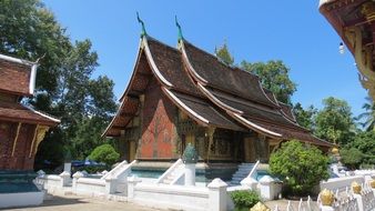 asian temple in Luangprabang