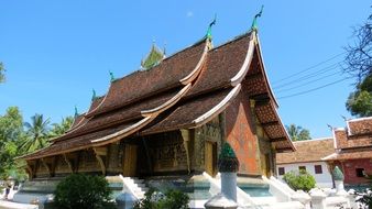 oriental temple in Luangprabang