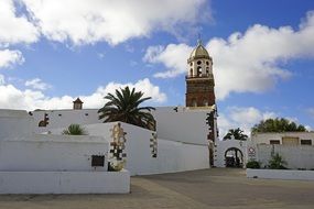 church as a landmark of teguise municipality