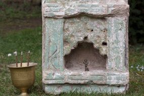 stone altar in India