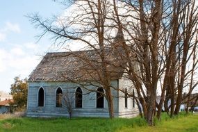 old small Christian Church in countryside