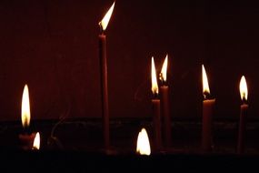 Candle Dark Light