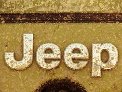 Jeep text drawing
