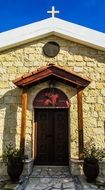 portal of a church in Ayios Mamas