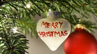 heart shaped christmas toy