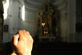 Prayer Church hand