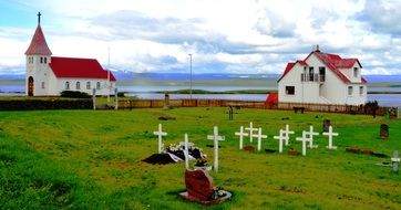 Cemetery near the church