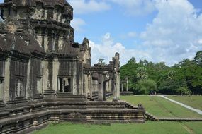Angkor Wat is a Hindu temple complex in Cambodia