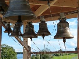 bells of orthodox church in kishi