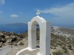 white chapel in the Cyclades