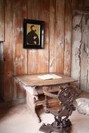 portrait of martin luther on the wall at wartburg castle